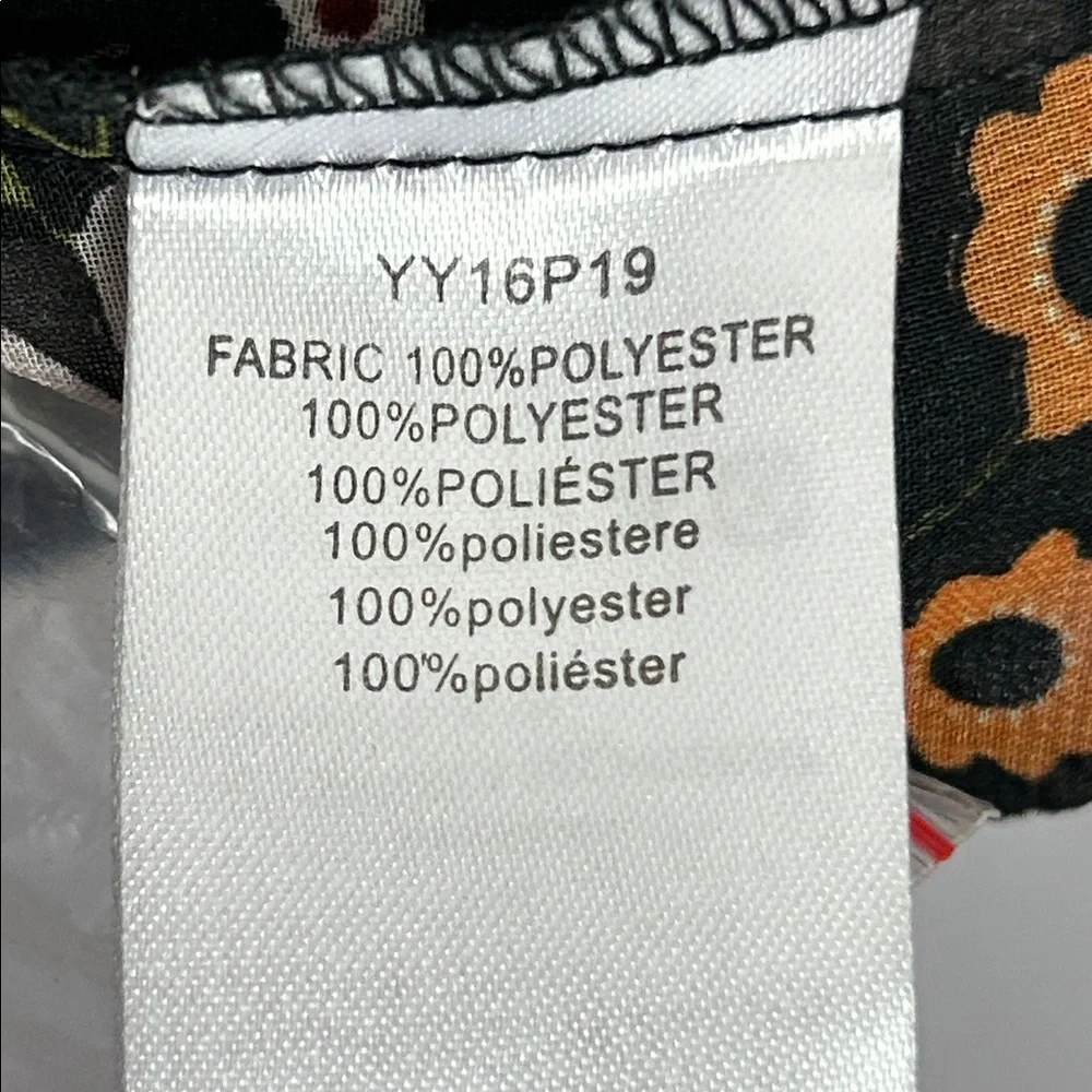 Molly Bracken Gabrielle Floral Sheer Sleeveless Cinched Back Blouse Size 16W - Picture 12 of 14